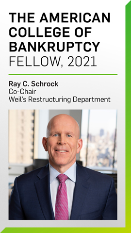 The American College of Bankruptcy, Ray C. Schrock The American College of Bankruptcy, Ray C. Schrock