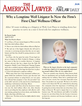 Lori Pines AmLaw Daily PDF