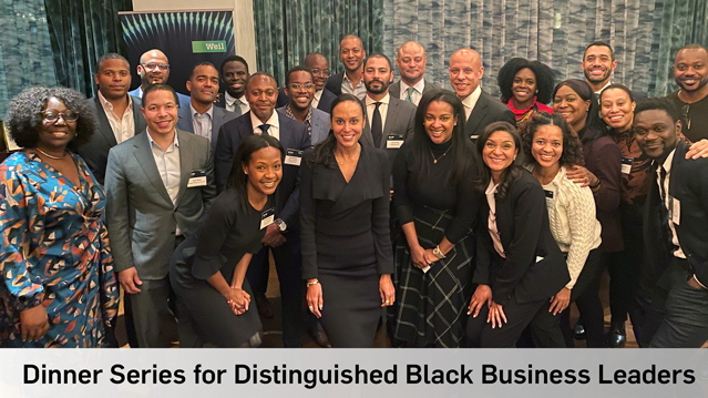 Image of attendees of Dinner Series for Distinguished Black Business Leaders