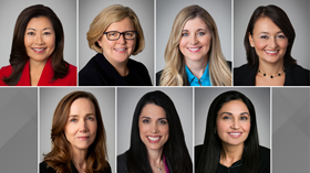 Karen Ballack, Jenny Doak, Heather Emmel, Lyuba Goltser, Jenine Hulsmann, Amy Rubin and Charan Sandhu