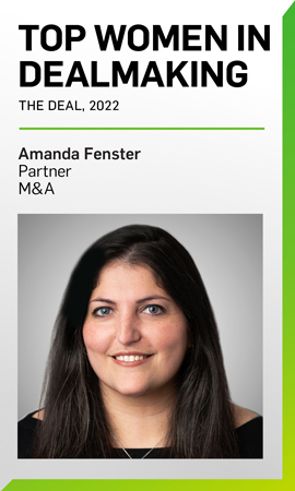 Amanda Fenster - Top Women in Dealmaking Amanda Fenster - Top Women in Dealmaking