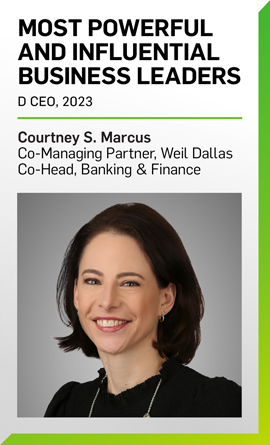 Courtney Marcus Recognized Among D CEO’s Most Powerful and Influential Business Leaders for 2023 Courtney Marcus Recognized Among D CEO’s Most Powerful and Influential Business Leaders for 2023