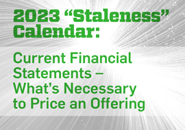 2023 Staleness Calendar