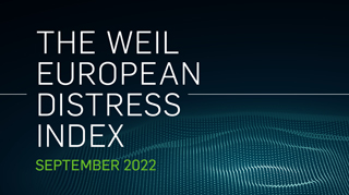The Weil European Distress Index September 2022