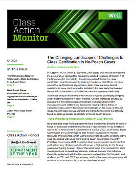 Class Action Monitor