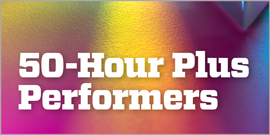 50-Hour Plus Performers
