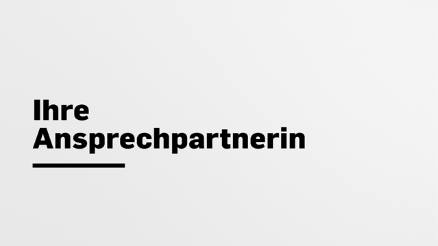 Ihre Ansprechpartnerin