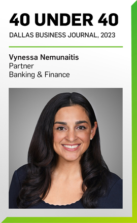Vynessa Nemunaitis Named a 2023 “40 Under 40” Honoree by Dallas Business Journal