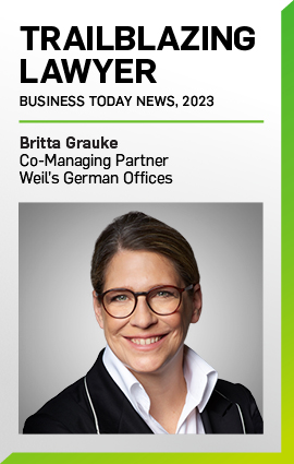 Britta Grauke Recognized Among Germany’s Top Trailblazing Lawyers for 2023 by Business Today News