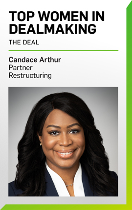 Candace Arthur Named to The Deal’s “Top Women in Dealmaking” 2023 Candace Arthur Named to The Deal’s “Top Women in Dealmaking” 2023
