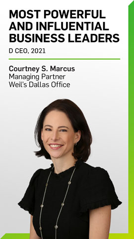 Courtney Marcus Recognized as Among D CEO’s Most Powerful and Influential Business Leaders for 2021