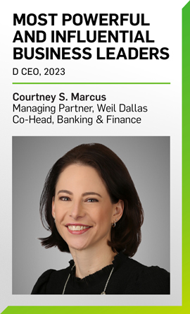 Courtney Marcus Recognized Among D CEO’s Most Powerful and Influential Business Leaders for 2023 Courtney Marcus Recognized Among D CEO’s Most Powerful and Influential Business Leaders for 2023