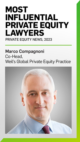 Marco Compagnoni Named Among the 20 Most Influential Private Equity Lawyers for 2023