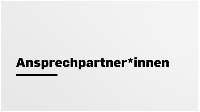 Ansprechpartner*innen