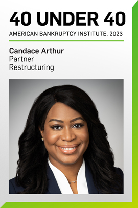 Candace Arthur Named to American Bankruptcy Institute’s 2023 40 Under 40