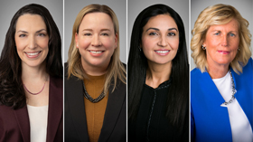 Olivia Greer, Brianne Kucerik, Charan Sandhu, Diane Sullivan and Elizabeth Stotland Weiswasser