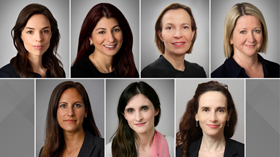 Lois Deasey, Reena Gogna, Emmanuelle Henry, Jacky Kelly, Ramona Nee, Anne-Sophie Noury and Agathe Soilleux