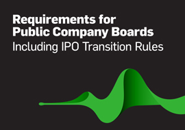 Requirements for Public Company Boards