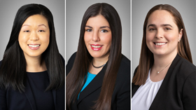 Luna Barrington, Jessica Falk and Arianna Scavetti