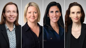 Lois Deasey, Emmanuelle Henry, Jacky Kelly, Ramona Nee and Agathe Soilleux