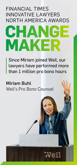 Miriam Buhl named Change Maker