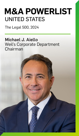 M&A Powerlist United States - Michael J. Aiello