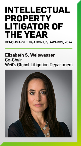 Intellectual Property Litigator of the Year - Elizabeth S. Weiswasser