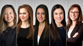 Justina Chen, Jenna McBain, Jacqueline Oveissi, Amanda Rotkel and Emily Willey