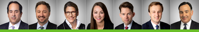 Headshots of Weil attorneys that were mentioned as prominent investigations practitioner