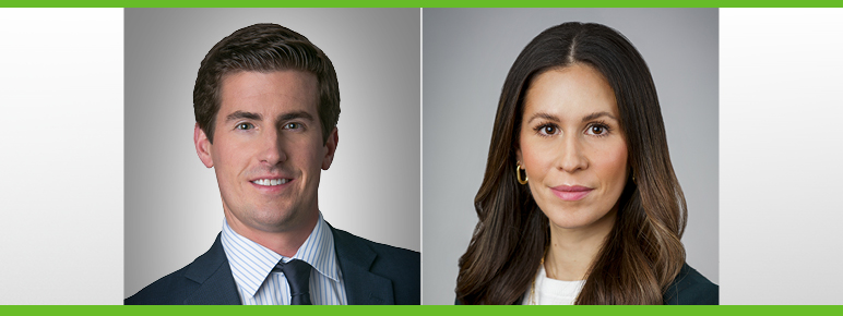 Clifford Carlson and Andriana Georgallas