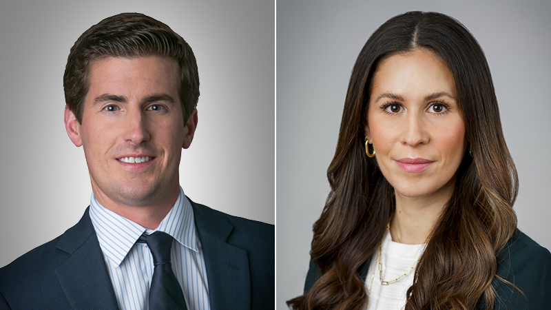 Clifford Carlson and Andriana Georgallas