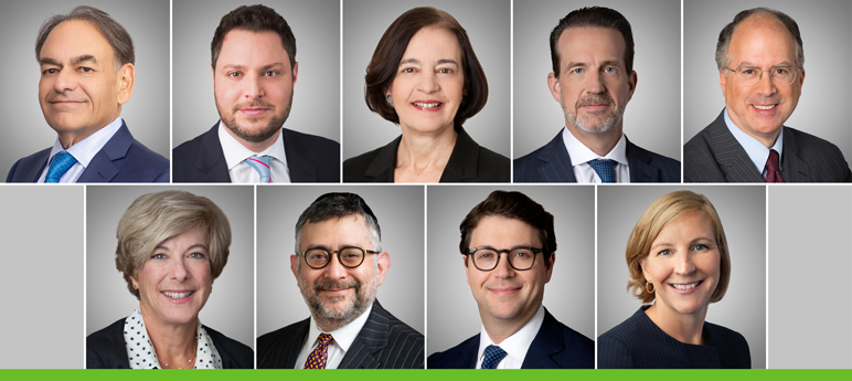 Photo grid of Weil partners