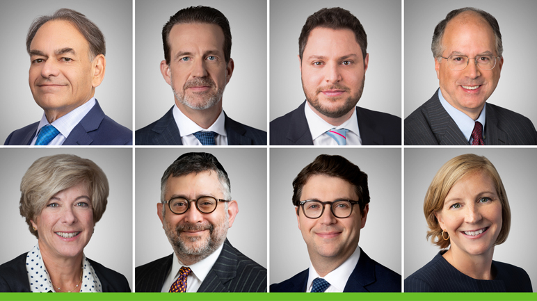 Photo grid of Weil partners