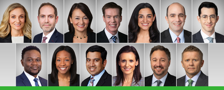 Photo grid of Weil partners