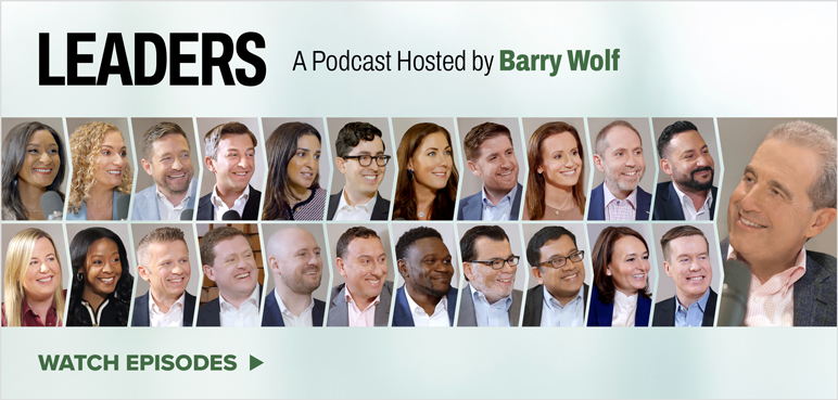 Images of the guests that have appears on Barry Wolf's LEADERS podcast