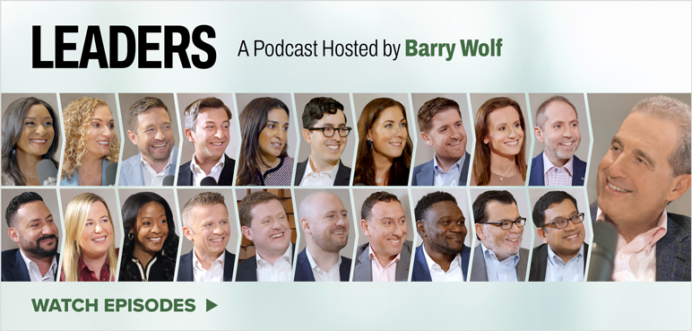 Images of the guests that have appears on Barry Wolf's LEADERS podcast