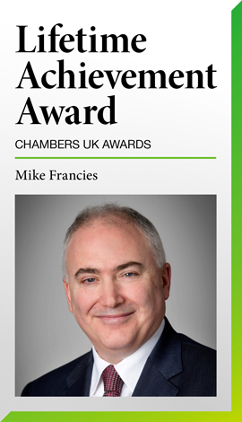 Mike Francies Lifetime Achievement Award Mike Francies Lifetime Achievement Award