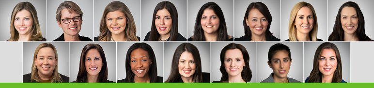 Headshots of the fifteen Weil attorneys shortlisted by Euromoney Legal Media Group in its annual Women in Business Law Americas Awards