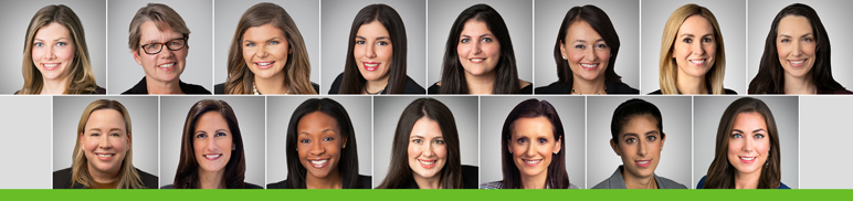 Headshots of the fifteen Weil attorneys shortlisted by Euromoney Legal Media Group in its annual Women in Business Law Americas Awards