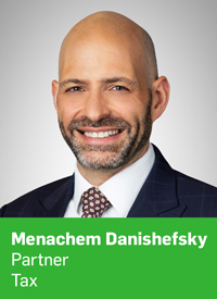 Menachem Danishefsky, Partner, Tax