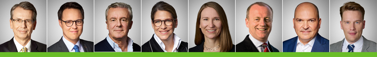 Headshots of the Weil lawyers recognized in 2024 by Best Lawyers in Germany