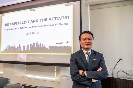 Tom C.W. Lin, Professor of Law at Temple University’s Beasley School of Law, Author of The Capitalist and the Activist, 2022 WLI Conference Keynote Speaker