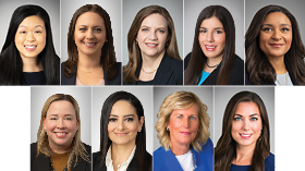 Luna Barrington, Meagan Bellshaw, Anne Cappella, Jessica Falk, Chantale Fiebig, Brianne Kucerik, Nili Moghaddam, Diane Sullivan and Caroline Zalka
