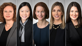 Aimee Adler, Celine Chan, Sarah Downie, Victoria Rosamond and Rebecca Sivitz