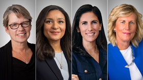 Annemargaret Connolly, Chantale Fiebig, Ramona Nee and Diane Sullivan