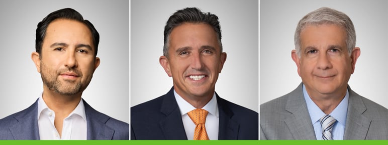 Tom Ara, Bo Pearl and David Yohai