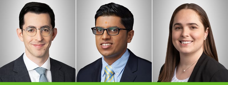 Banner of Weil's Benchmark Litigation "40 & Under" honorees Robert Niles-Weed, Pravin Patel and Arianna Scavetti Banner of Weil's Benchmark Litigation "40 & Under" honorees Robert Niles-Weed, Pravin Patel and Arianna Scavetti