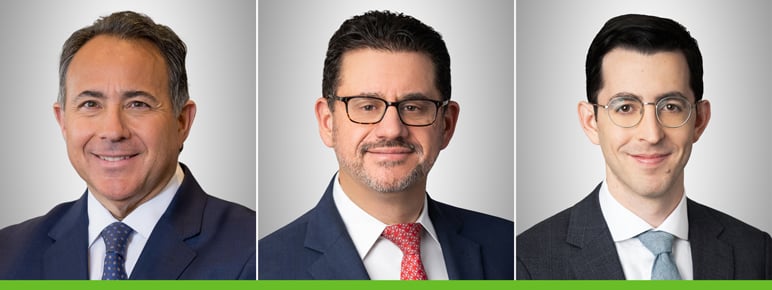 Banner showing headshots of Weil attorneys Michael Aiello, Matt Barr and Robert Niles-Weed Banner showing headshots of Weil attorneys Michael Aiello, Matt Barr and Robert Niles-Weed