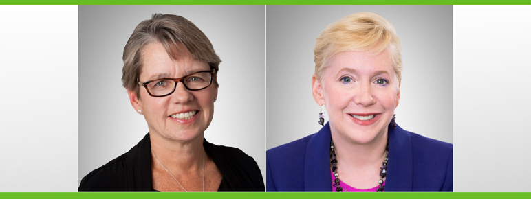 Annemargaret Connolly and Lori Pines