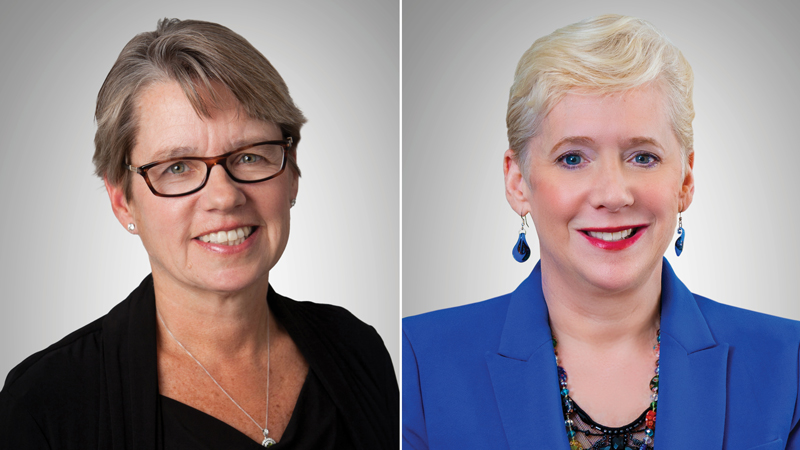 Annemargaret Connolly and Lori Pines